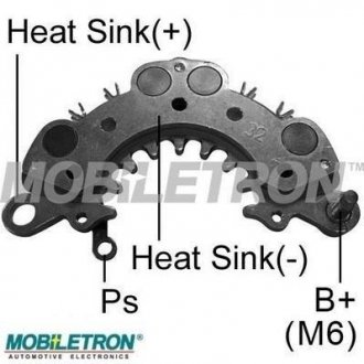 Фото автозапчасти діодний міст MOBILETRON RH-83