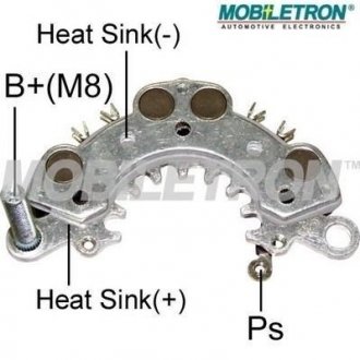 Фото автозапчасти дiодний мiст HI (LR1100-715) MOBILETRON RH-93