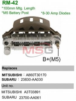 Діодний міст Subaru (23830AA030) MOBILETRON RM-42