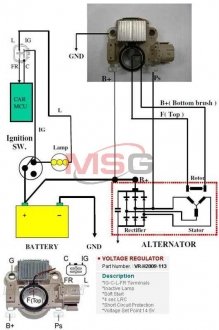 Фото автозапчастини регулятор напруги генератора MOBILETRON VRH2009113