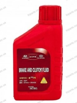 Жидкость тормозная dot 3, Hyundai/Kia "Brake Fluid", 0,5л MOBIS 0110000A00