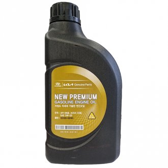 Олива / New Premium Gasoline 0W-20, 1л. MOBIS 05100-00161 (фото 1)