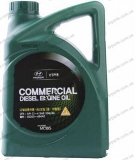 Масло моторное полусинтетическое Hyundai/Kia "Commercial Diesel 10W-40", 4 л. MOBIS 05200484A0