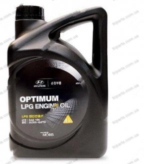 Фото автозапчастини олива моторна Hyundai/Kia Optimum LPG 10W-30, 4л. MOBIS 05300-00410