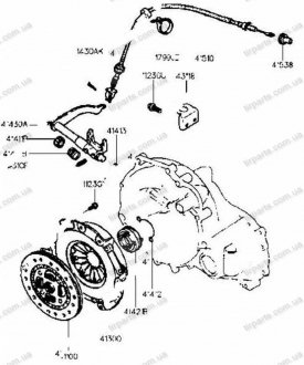 Фото автозапчастини стопорне кільце Elantra 1990-1995 Sonata 1988-1998 MOBIS 4141236000 (фото 1)