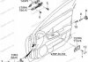 Фото автозапчасти корпус ручки внутренней передней двери правой Cerato 2004-2006 MOBIS 826212F000RQ (фото 1)