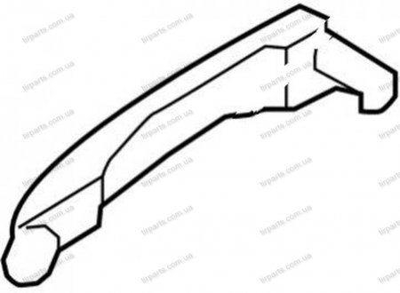 Фото автозапчастини ручка передніх дверей зовнішня права Genesis 2008 MOBIS 826613M020TB