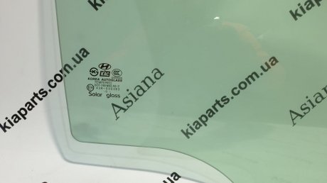 Стекло дверей задних правых Sonata 2006-2010 MOBIS 834213K010 (фото 1)
