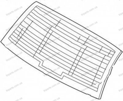 Фото автозапчастини стекло заднє Opirus 2003-2006 MOBIS 871103F012