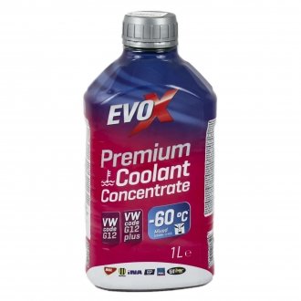 Рідина охолоджуюча концентрат Evox Premium червона 1 л MOL 19010642 (фото 1)