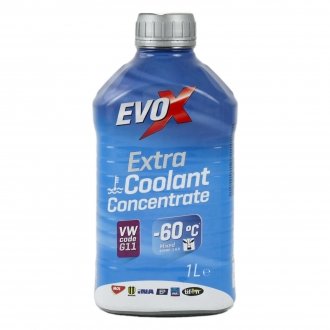 Рідина охолоджуюча концентрат Evox Extra синя 1 л MOL 19010643 (фото 1)
