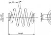 Фото автозапчастини пружина підвіски задня ліва/права Volkswagen MULTIVAN V, TRANSPORTER V 1.9D-3.2 04.03-08.15 MONROE SP3411 (фото 1)