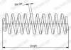 Фото автозапчасти пружина подвески передняя левая/правая RENAULT MEGANE II 1.9D/2.0/2.0D 11.02- MONROE SE2919 (фото 2)