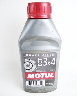 Жидкость тормозная dot 3&4, ' BRAKE FLUID', 0,5л Motul 102718 (фото 1)