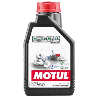 Фото автозапчастини масло моторное LPG-CNG 5W40 1L Motul 110668