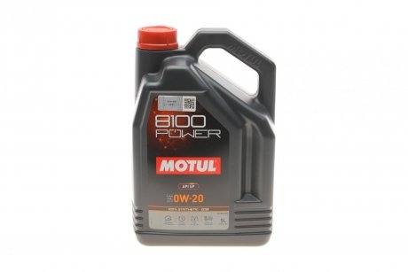 Фото автозапчастини олива моторна 0W20 8100 Power (5L) (API SP) (111799) Motul 824406