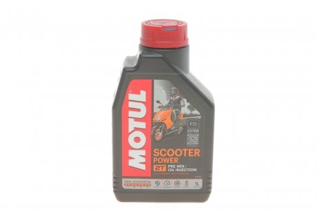 Моторное масло Scooter Power 2T (1L) Motul 832101 (фото 1)