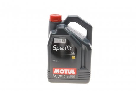 Моторное масло 5W40 Specific LL-04 (5L) 101274 Motul 832706