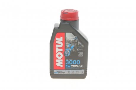 Моторное масло 20W50 4T 3000 (1л) (104048) Motul 837011