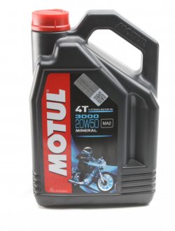 Фото автозапчастини олива для 4-х тактних двигунів мінеральна Motul 837041 / 107319