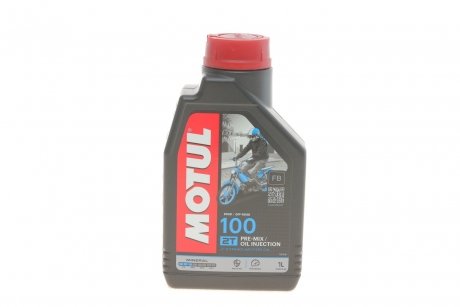 Моторное масло 100 2T (1L) (104024) Motul 837511 (фото 1)