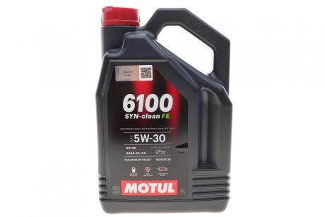 Фото автозапчасти олива 5W30 Syn-clean FE (4L) (API SP) (ACEA C2|C3) (112924) Motul 841750