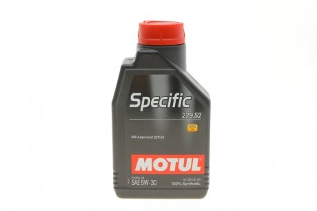 Масло моторне 1L Specific MB229.52 SAE 5W30 (ACEA C3 API SN/CF MB-Approval 229.52) 104844 Motul 843611