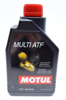 Олія АКПП MULTI ATF 105784 Олива гідравлічна 1L Multi ATF для АКПП і кермового механізму 100% синтетика (підходить як аналог для багатьох КП - див. специфікацію)	4 Motul 844911