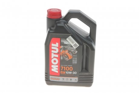 Олива моторна 10W30 7100 4T (4L) MA2 100% Синтетика Motul 845441