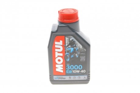 Фото автозапчасти масло 10W40 3000 4T (1L) Motul 846011