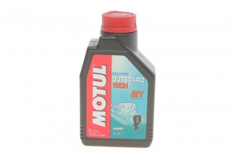 Моторное масло Outboard Tech 2T (1L) (102789) Motul 851711 (фото 1)