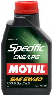 Масло 5W40 Specific CNG/LPG (1L) (101717) Motul 854011 (фото 1)
