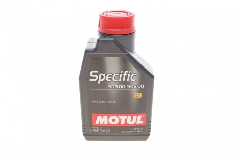 Олива моторна синтетична Specific 508 00 509 00 SAE 0W20 1 L Motul 867211