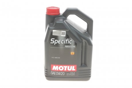 Моторное масло 0W20 Specific RBS0-2AE (5л) Motul 867451