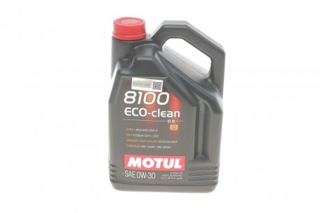 Масло 0W30 ECO-Clean 8100 (5L) (Toyota/Honda/Subaru) 102889 Motul 868051 (фото 1)