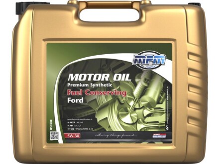 Фото автозапчасти моторное масло Premium Synthetic FC Ford/5W30/20л. / (ACEA A5/B5, API CF/SN) MPM 05020E