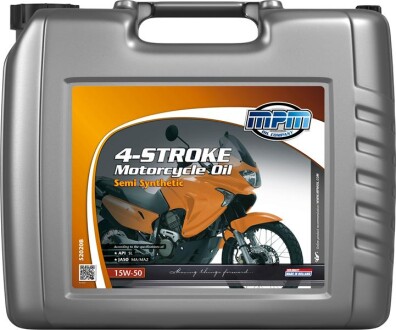 Фото автозапчастини мото олива 4-Stroke Motorcycle Oil 15W-50 Synth.20 л. MPM 52020B