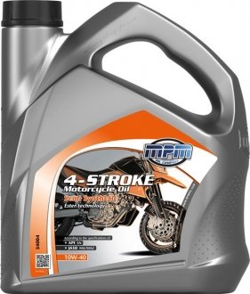 Фото автозапчастини мото олива 4-Stroke Motorcycle Oil 10W-40 Semi-Synth.4 л. MPM MPM 54004