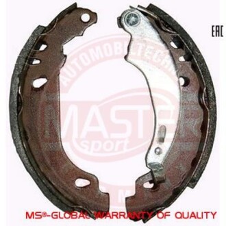 Фото автозапчасти тормозные колодки задние (180x42) RENAULT CLIO 98-, DACIA LOGAN 06-,SANDERO 08- MSG 03013703582-SET-MS (фото 1)