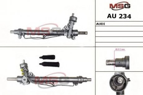 Фото автозапчастини рульова рейка з ГУР Audi A4 MSG AU234