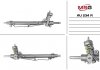 Фото автозапчастини рульова рейка з ГПК відновлена AUDI A4 (8E2, B6) 00-04,A4 Avant (8E5, B6) 01-04,A4 кабрио (8H7, B6, 8HE, B7) 02 MSG AU234R (фото 1)