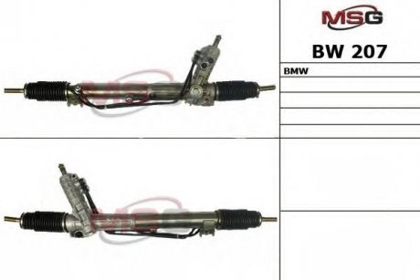 Фото автозапчасти рулевая рейка с ГУР новая BMW 5 (E39) 95-03,5 Touring (E39) 97-04 MSG BW207