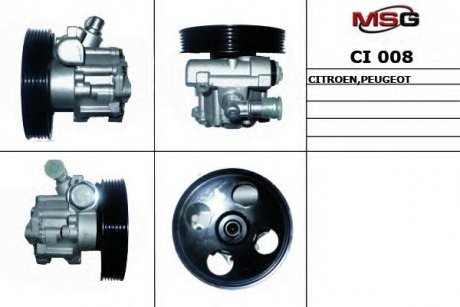 Фото автозапчасти насос ГПК CITROEN C5 01-04,C5 04-,C5 Break 01-04,C5 Break 04-;FIAT SCUDO 07-,SCUDO фургон MSG CI 008