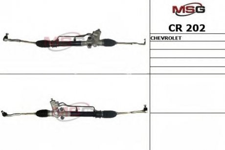 Фото автозапчастини рульова рейка з ГУР Chevrolet Lacetti, Chevrolet Nubira, Daewoo Lacetti MSG CR 202