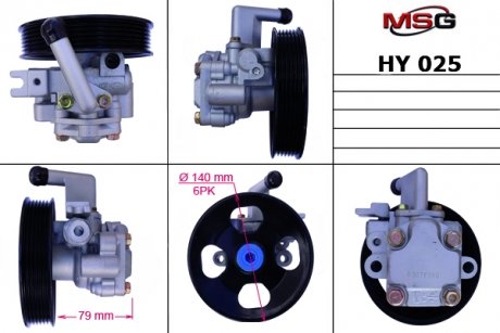 Насос ГПК HYUNDAI GRANDEUR 06-,SANTA FE II 06- MSG HY025