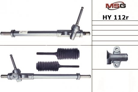 Фото автозапчасти рульова рейка без ГПК HYUNDAI i20 2008-2013 MSG HY112R