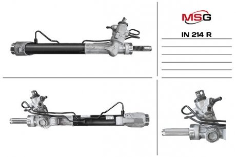 Фото автозапчасти рульова рейка з ГПК відновлена Nissan Pathfinder R52 12-21, Infiniti JX35 11-14 MSG IN214R (фото 1)