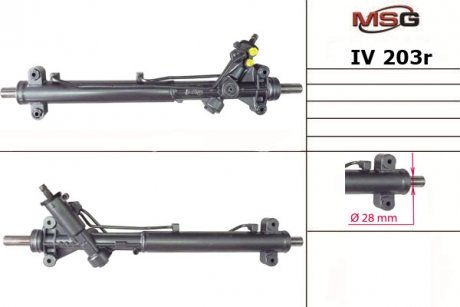 Фото автозапчасти рульова рейка з ГПК IVECO Daily 1999-2006 MSG IV203R