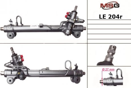 Фото автозапчасти рульова рейка з ГПК відновлена LEXUS RX 03-07,TOYOTA HIGHLANDER 03-07 MSG LE204R (фото 1)