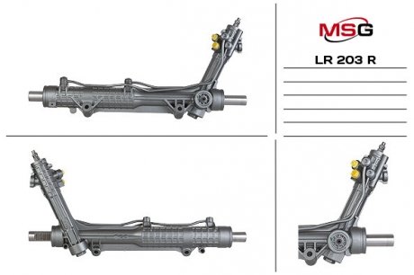 Фото автозапчастини рульова рейка з ГПК відновлена Range Rover 02-12 MSG LR203R